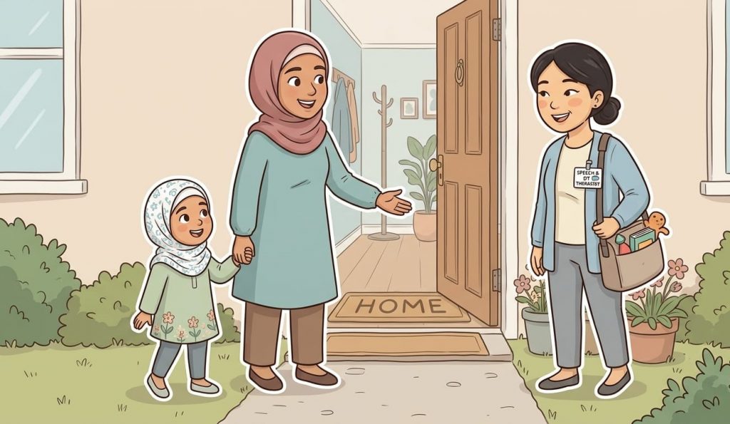 speech and ot home visit